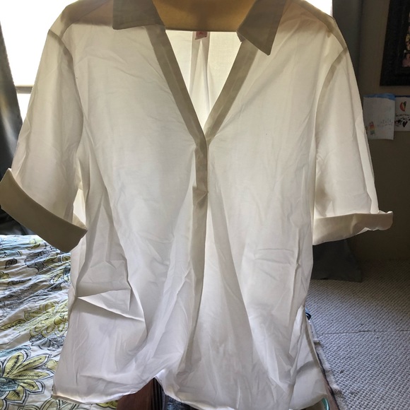 Motherhood maternity XL white dress shirt - Picture 2 of 2